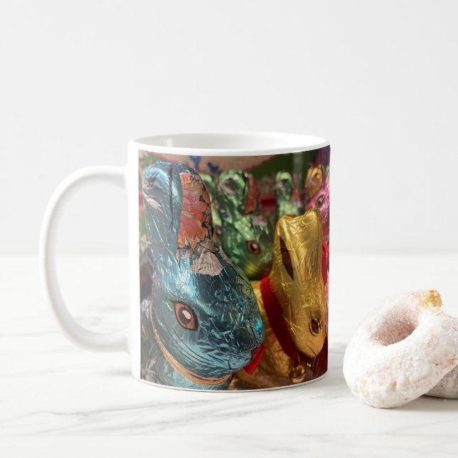 Taza De Café Easter bunny Osterhasen Osterhase Hasen Ostern (Con donut)