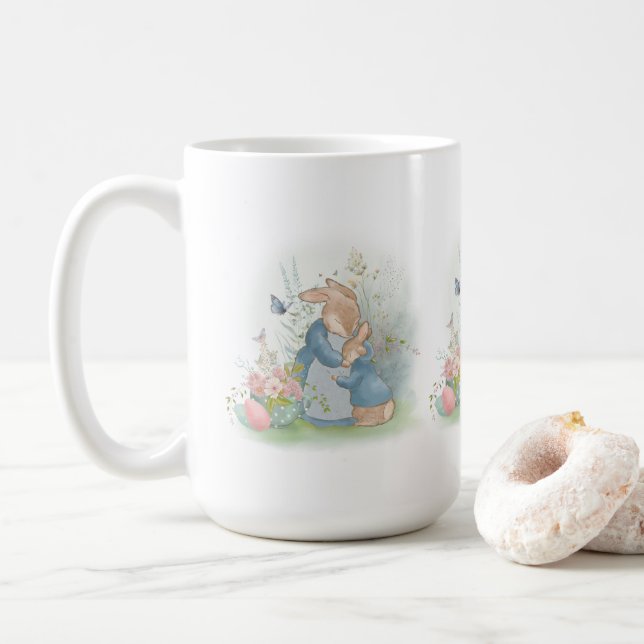 Taza De Café Easter Bunny Peter (Con donut)