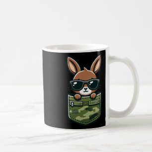 Taza De Café Easter Bunny Rabbit Sungles Pocket Tee Niños