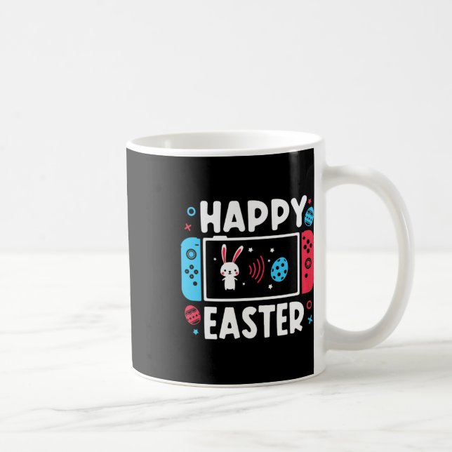 Taza De Café Easter Day Boys Gamer Shirt Video Game Controller (Derecha)