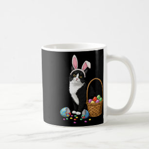 Taza De Café Easter Day Cat Bunny Ears Eggs Gráficos Hombres Mu