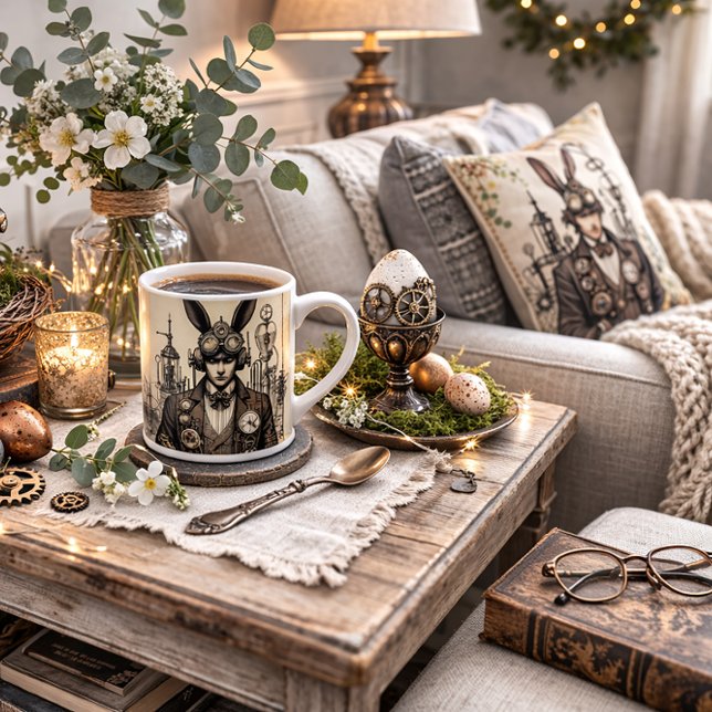 Taza De Café Easter Steampunk Man (Subido por el creador)