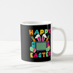 Taza De Café Easter Video Game Bunny Gaming Controller Gamer Bo