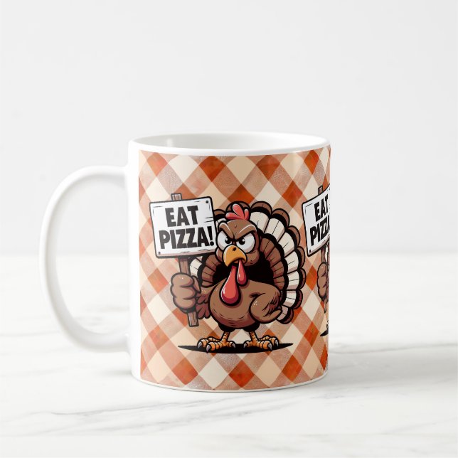 Taza De Café Eat Pizza Turkey Mug (Izquierda)
