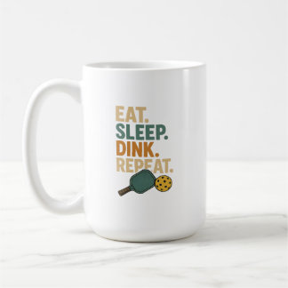 Taza De Café Eat. Sleep. Dink. Repeat. 