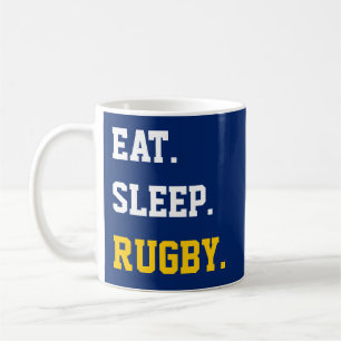 Taza De Café Eat Sleep rugby