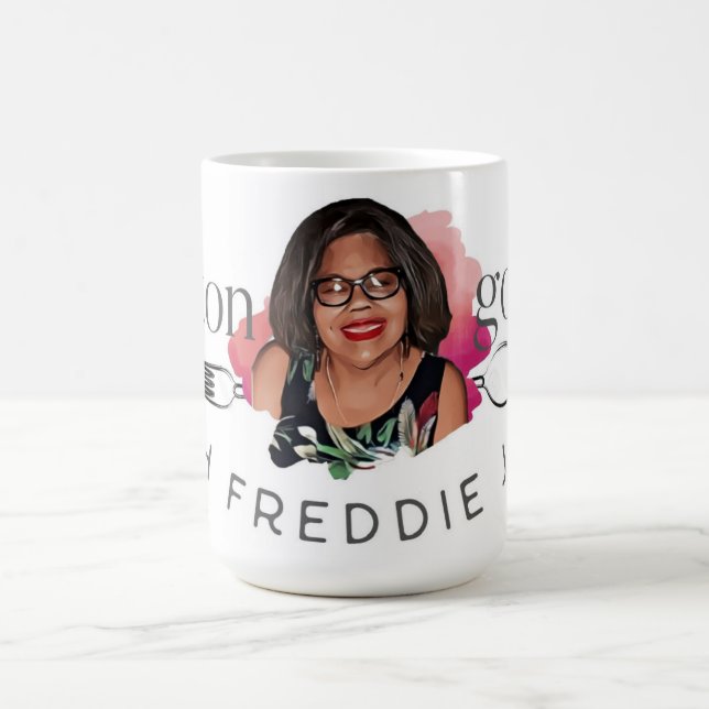 Taza De Café Eaton Bien Con Freddie Jean - Gran Café Mug (Centro)