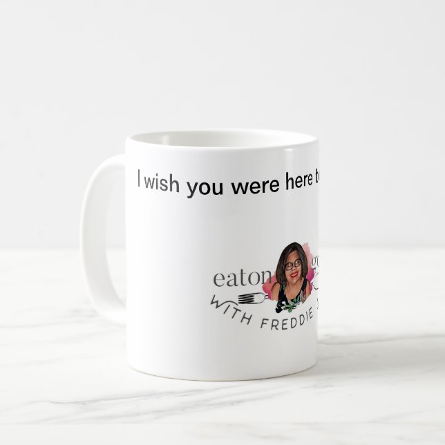 Taza De Café Eaton con Freddie Jean - White Coffee Mug (Anverso izquierdo)