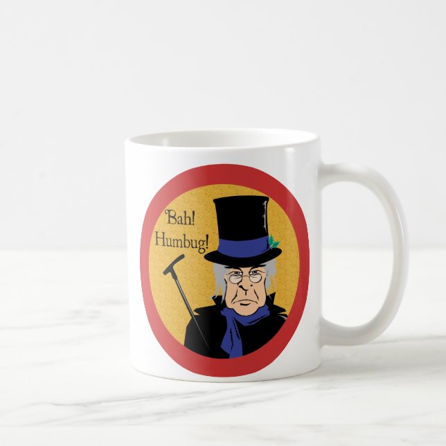Taza De Café ¡Ebenezer Scrooge Bah! ¡Embaucamiento! (Derecha)