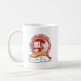 Taza De Café Ebi Shrimp Sushi Cat