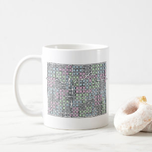 Taza De Café ECG Maze Mug