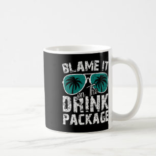 Taza De Café Échale la culpa al paquete de crucero Crucero Cruc