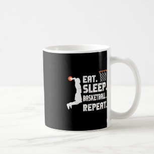 Taza De Café Eche Sleep Basketball Repetir deportes de balonces
