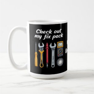 Taza De Café Eche Un Vistazo A Mi Fixpack El Personalizado Prem