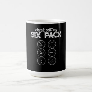 Taza De Café Eche un vistazo a mi paquete piloto de seis avione