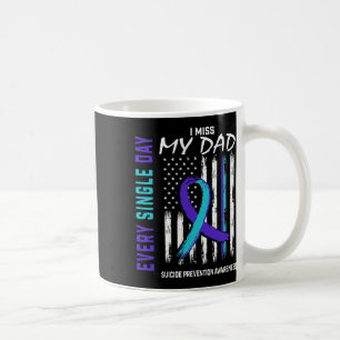 Taza De Café Echo de menos a mi papá la prevención de la toma d
