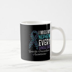 Taza De Café Echo de menos a mi sobrino todos los días en la pr