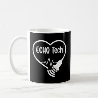 Taza De Café Echo Tech Cardiógrafo Sonógrafo Rdcs Ecocardiogram