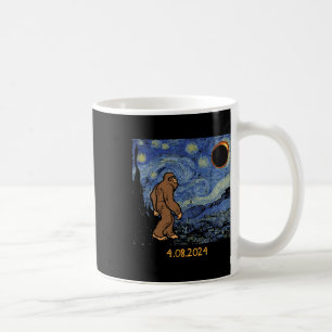 Taza De Café Eclipse Bigfoot Stark Night Sasquatch Hombres Muje
