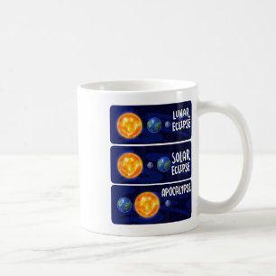 Taza De Café Eclipse lunar Apocalipsis solar Astrología Ciencia
