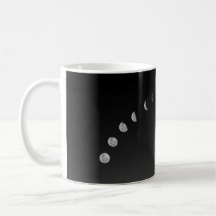 Taza De Café Eclipse lunar de fase lunar