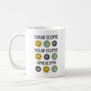 Taza De Café Eclipse lunar Eclipse solar Apocalipsis Espacio di