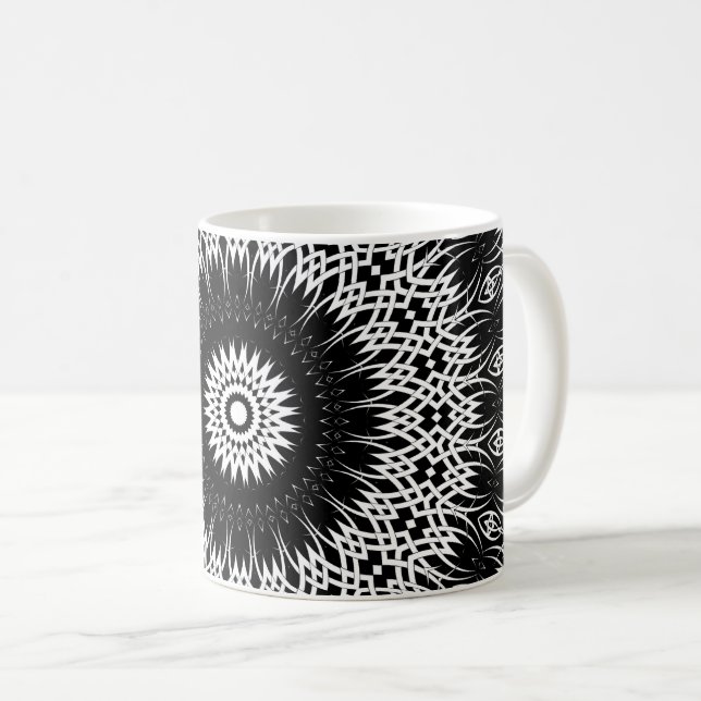Taza De Café Eclipse Mandala 2 (Anverso derecho)