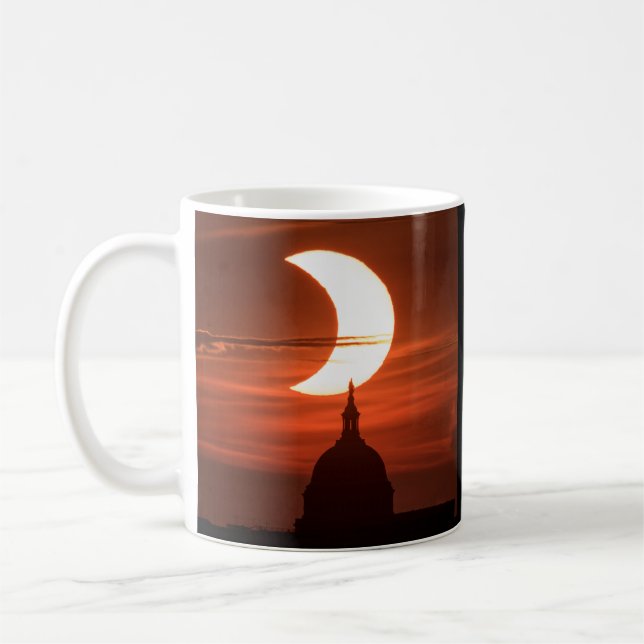 Taza De Café Eclipse solar 2021 (Izquierda)