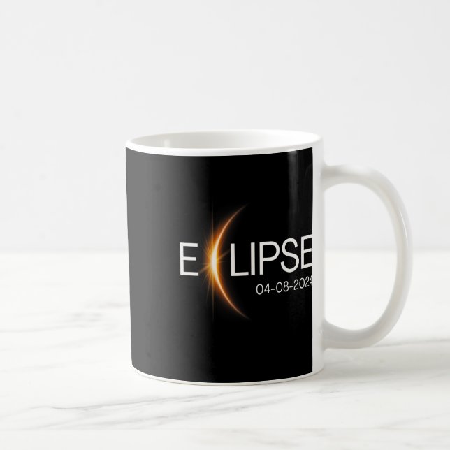 Taza De Café Eclipse Solar 2024 (Derecha)