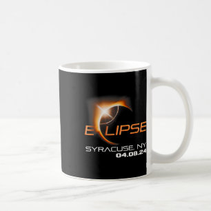 Taza De Café Eclipse solar 2024 Siracusa Nueva York