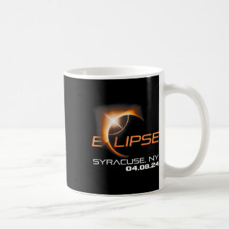 Taza De Café Eclipse solar 2024 Siracusa Nueva York
