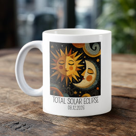 Taza De Café Eclipse Solar Caprichoso