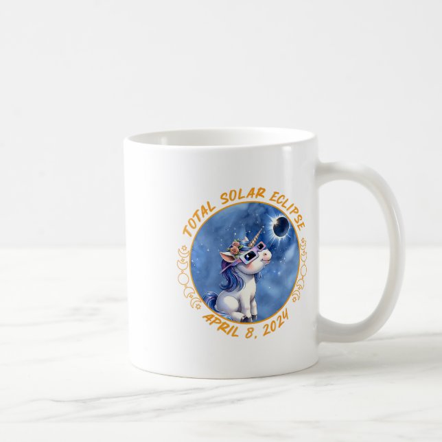 Taza De Café Eclipse solar Chicas niños eclipse solar de unicor (Derecha)