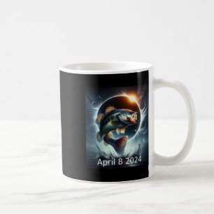 Taza De Café Eclipse solar de B Fish 8 de abril de 2024 