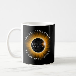 Taza De Café Eclipse solar de la totalidad de la familia