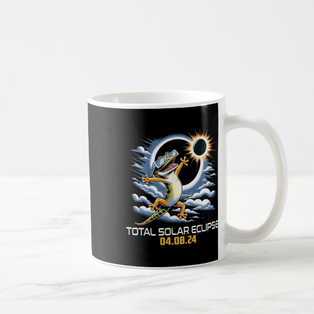 Taza De Café Eclipse solar de Selfie (Derecha)
