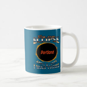 Taza De Café Eclipse Solar Divertido Portland Indiana Allí