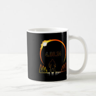 Taza De Café Eclipse solar saquatch Totalidad 2024 Eclipse