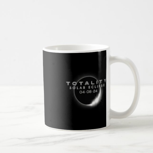Taza De Café Eclipse solar total 04.08.2024 Totalidad 2 (Derecha)