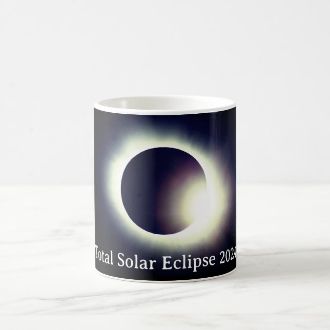 Taza De Café Eclipse solar total 2024 (Centro)