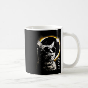 Taza De Café Eclipse solar total 2024 Glasses Abril 8 Hombres M
