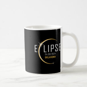 Taza De Café Eclipse solar total 2024 Oklahoma América Totalida