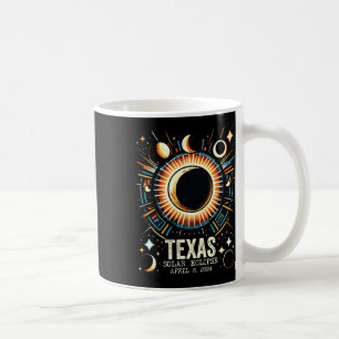 Taza De Café Eclipse solar total 2024 Texas 8 de abril Resumen