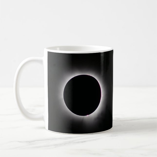 Taza De Café Eclipse solar total 8 de abril de 2024 (Izquierda)