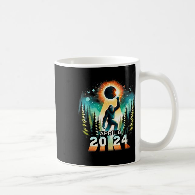 Taza De Café Eclipse Solar Total Abril 8 Eclipse Solar 2024 Tot (Derecha)