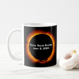 Taza De Café Eclipse solar total de 2024