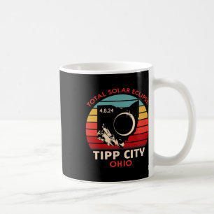 Taza De Café Eclipse solar total de la Ciudad de Tipp Ohio 2024