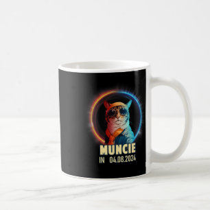 Taza De Café Eclipse solar total de Muncie Indiana 2024
