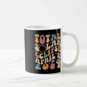 Taza De Café Eclipse solar total de retro Groovy abril de 2008