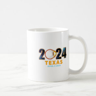 Taza De Café Eclipse solar total de Texas 2024